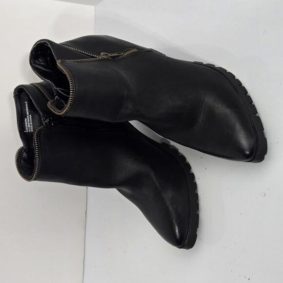 983 Charlotte Russe Kassandra Size 9 Black Ankle Boots - Picture 1 of 9